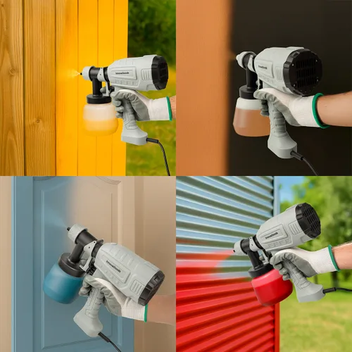 Vista 4 de Pistola de Pintura Eléctrica Spraint InnovaGoods 1 L 500 W