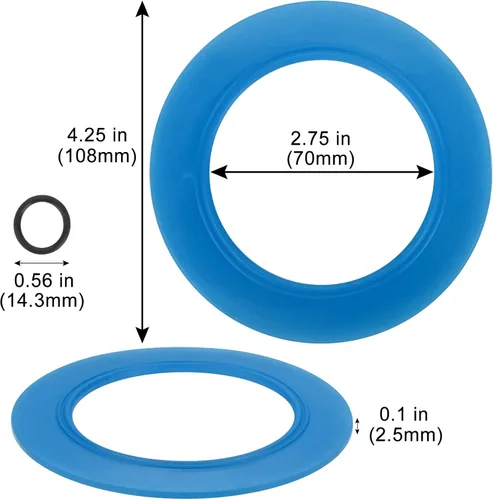 Vista 8 de Paquete de 2 kits de sello de válvula de descarga 7301111-0070A para inodoro American Standard, sello de válvula para tanque Champion 4 e inodoros