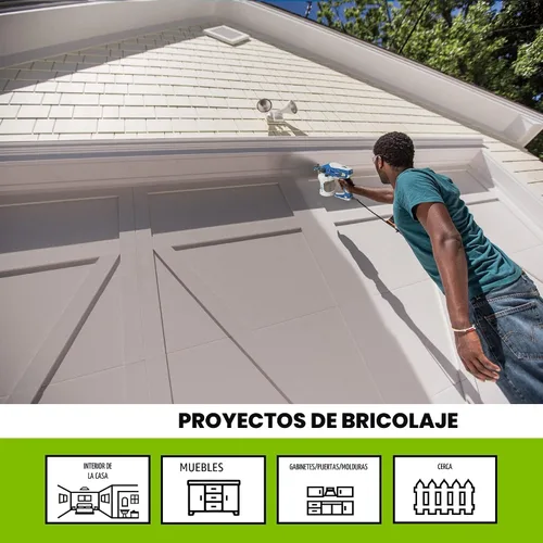 Vista 3 de Graco 26D281 TrueCoat 360 Pulverizador de pintura de doble velocidad, azul/blanco