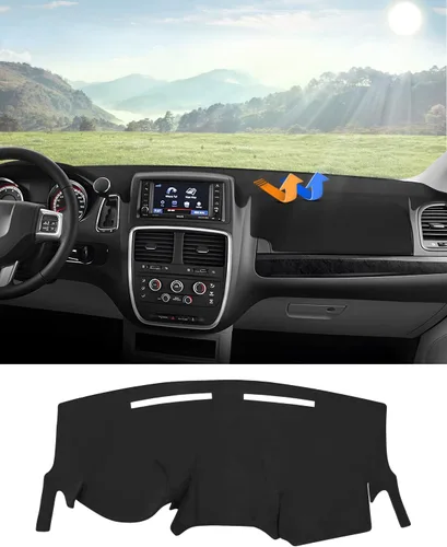 Vista 88 de Autorder Alfombrilla de cubierta de tablero para Toyota 4Runner 2003 2004 2005 2006 2007 2008 2009 Accesorios Cubierta de tablero de terciopelo