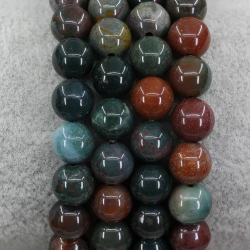 Vista 6 de Amandastone Pulsera elástica de cuentas redondas de 0.315 in con piedras preciosas naturales de 7 pulgadas