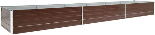 Vista 18 de vidaXL Cama de jardín elevada, cama de flores elevada, maceta de acero galvanizado, maceta al aire libre para patio, jardín, verduras, hierbas
