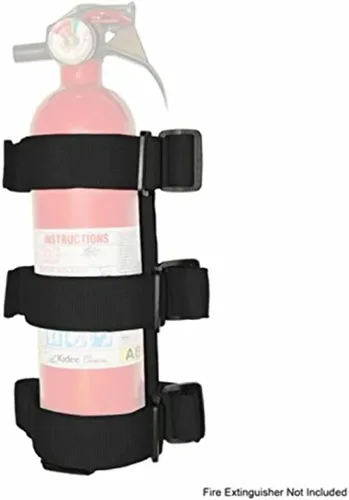 Vista 5 de Soporte para extintor de incendios, Negro