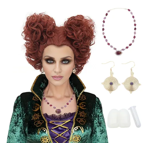 Vista 29 de Peluca Corta Púrpura Cosplay Peluca Corta Bob Púrpura Peluca de Halloween para Disfraces de Mujeres Púrpura/Bob