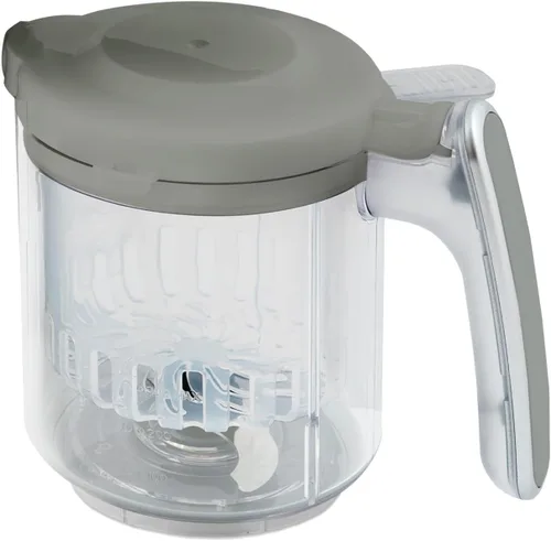 Vista 7 de Taza y cuchilla de repuesto con cesta de vapor para máquina de alimentos EVLA'S Baby - Gris oscuro