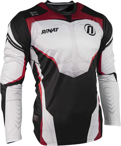 Vista 2 de Rinat Quantum Hero - Camiseta de portero sin pinpersonalizado con tu número RojoNegro