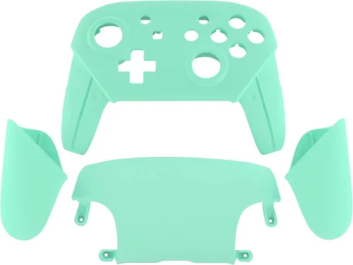 Vista 2 de eXtremeRate - Placa frontal, trasera y asas para controlador NS Switch Pro, carcasa de repuesto para NS Switch Pro, controlador no incluido