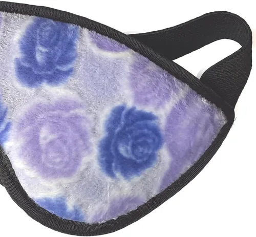 Vista 4 de Comfort Plus - Antifaz para dormir (felpa floral lila)