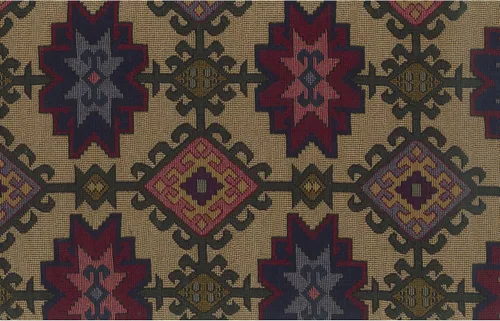 Vista 2 de Blazing Needles Cojín para silla Papasan Tapiz Estampado, 48 x 6 x 48 pulgadas, Palomino