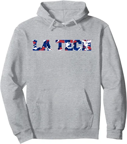 Vista 3 de Louisiana Tech Bulldogs Camo Pullover Hoodie