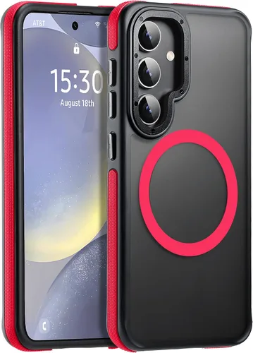 Vista 11 de Funda magnética fuerte para iPhone 12 Pro Max [Protección de grado militar de 10 pies] Compatible con MagSafe, funda protectora a prueba de golpes