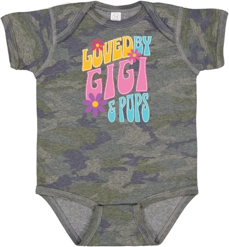 Vista 5 de inktastic Gigi and Pops Love Me - Body de bebé para nieta