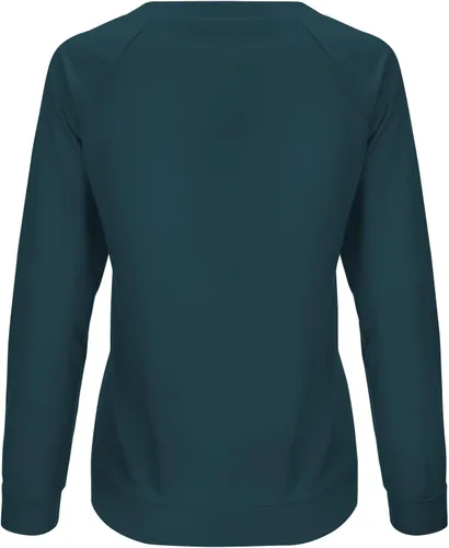 Vista 6 de Camisetas de otoño con cuello redondo para mujer, color sólido, casual, de moda, raglán, de manga larga, Y2K, ajuste holgado