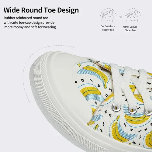 Vista 2 de VERDASCO Zapatos deportivos de lona casuales para mujer, con plantilla gruesa, cómodos, para caminar, zapatos de tenis para mujer
