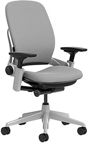 Vista 7 de Steelcase Ruedas duras tapizadas Leap - Onyx Negro