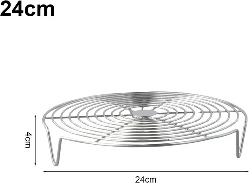 Vista 4 de Stainless Steel Steamer Rack, Multi-Purpose Cooking And Cooling Rack
