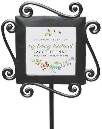 Vista 12 de GiftsForYouNow, estaca de jardín conmemorativa para mascota de hierro forjado, 28 x 8.5