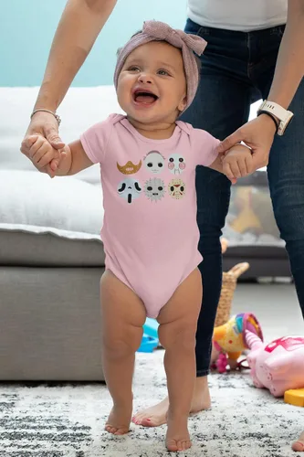 Vista 5 de Pop Threads Máscara de terror Monster Scary Movie Halloween Spooky Baby Toddler Kids Girl Boy Camiseta