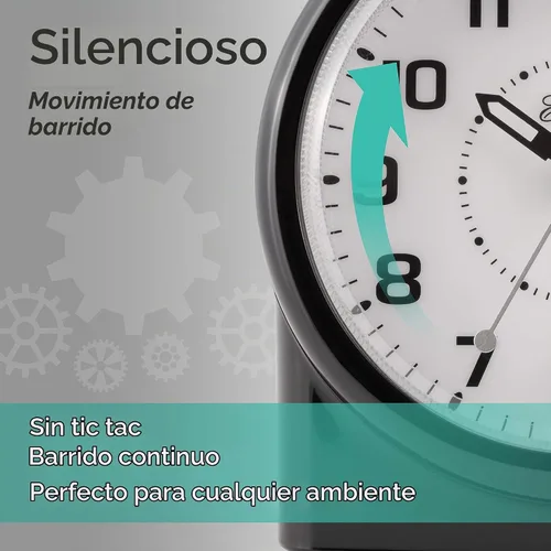 Vista 6 de Equity 14080 - Reloj despertador analógico