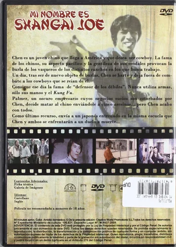 Vista 2 de My Name Is Shanghai Joe ( Il mio nome è Shangai Joe ) ( The Dragon Strikes Back ) NON-USA FORMAT, PAL, Reg.0 Import - Spain