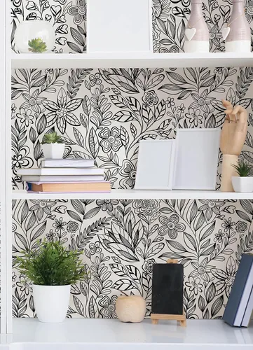 Vista 4 de Packed Party Garden Simply Stated Florals - Papel tapiz para despegar y pegar, PP4709