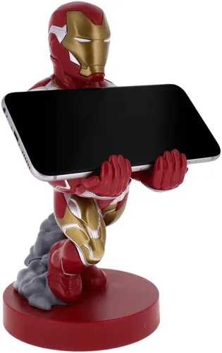 Vista 7 de Exquisite Gaming Cable Guy - Marvel Avengers End Game Iron Man - Controlador de carga y soporte para dispositivos - Juguete - Xbox 360