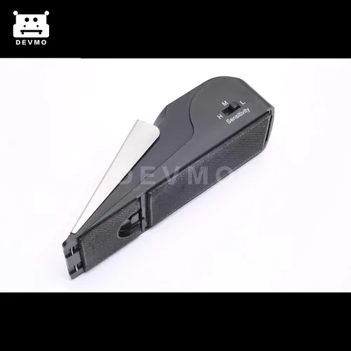 Vista 6 de DEVMO Alarma de seguridad de tope de puerta mejorada, alarma de parada de puerta portátil de 120 grados para viajes, hogar, apartamento, casa