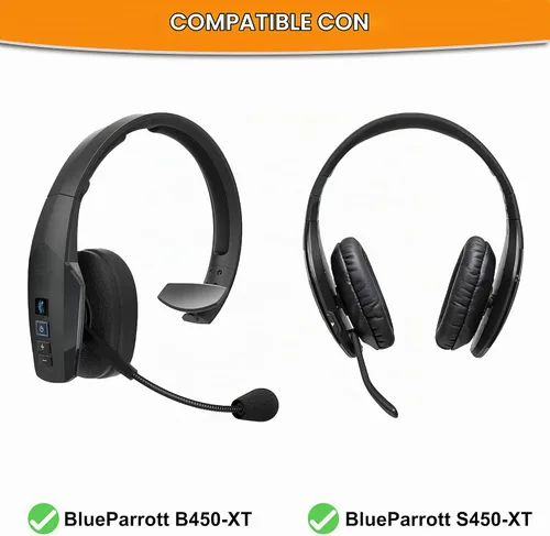 Vista 2 de Defean Almohadillas para auriculares BlueParrott B450-XT B450XT S450-XT