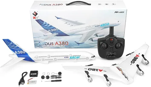 Vista 9 de GoolRC Avión RC, WLtoys XK A120 A380 Modelo de Avión Aircar, Avión de Control Remoto 3CH 2.4G, Aeronave RC EPP de Ala Fija RTF Juguete para Adultos