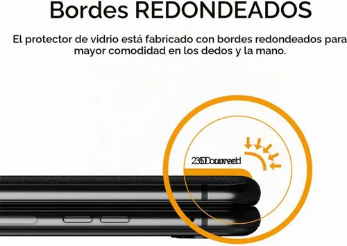 Vista 3 de Supershieldz Protector de pantalla de vidrio templado, diseñado para Motorola Razr+ / Plus (2023) (solo pantalla frontal), vidrio curvado 3D