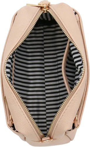 Vista 34 de FashionPuzzle Triple Zip Small Crossbody Bag