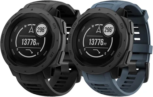 Vista 11 de NotoCity Correa de repuesto para Garmin Instinct, silicona suave, compatible con Garmin Instinct 2/Solar/Tactical(verde militar)