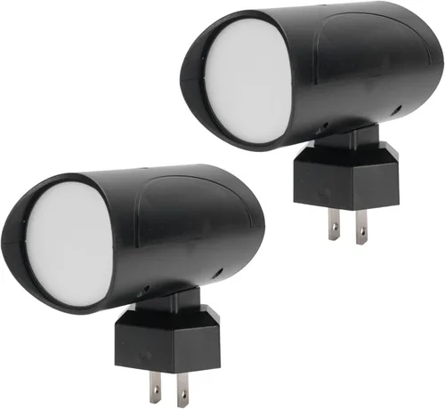 Vista 2 de Walfront LED Night Light Plug in, Adjustable Brightness with Dusk to Dawn Sensor, 3000K Soft White for Hallway and Bedroom