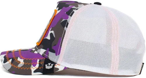 Vista 3 de Goorin Bros. Gorra Trucker Hombre - Gorra de béisbol SnapBack de malla - The Farm, Morado (Lil Strange Duck)