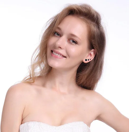 Vista 5 de JOYA - Pendientes magnéticos de acero inoxidable para hombre y mujer
