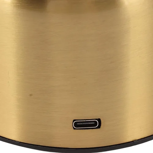Vista 8 de Focket Lámpara de mesa inalámbrica, 3 colores de atenuación continua USB recargable, lámpara de escritorio LED de 1800 mAh, funciona