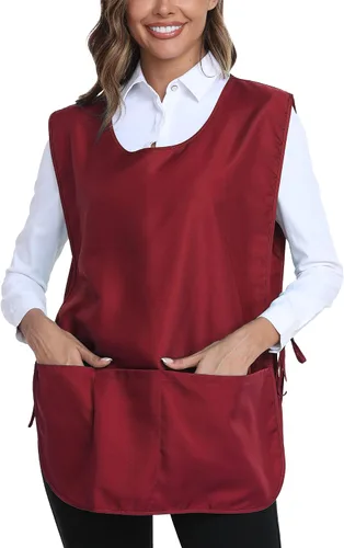 Vista 15 de Xeoxarel Delantal de zapatero unisex con chaleco de 3 bolsillos