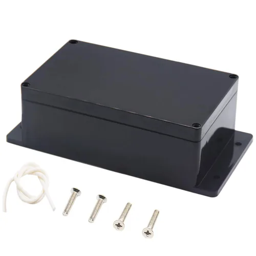 Vista 27 de Zulkit Caja de conexiones de plástico ABS a prueba de polvo, impermeable, IP65, cajas eléctricas universales, carcasa para proyectos con oreja fija