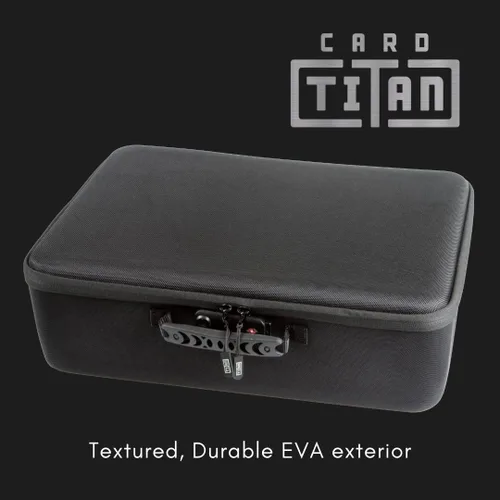 Vista 7 de Card Titan Toploader y One Touch - Caja de almacenamiento de tarjetas coleccionables con cierre de cremallera, caja de tarjetas deportivas