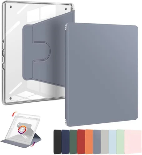 Vista 8 de Funda para Kindle Scribe con portalápices (rotación de 360 grados y encendido automático/apagado automático), funda con soporte de folio premium