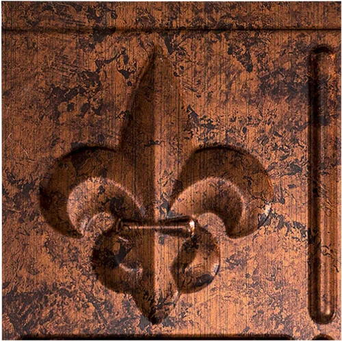 Vista 36 de FASÄDE Fleur-de-lis - Panel decorativo de vinilo decorativo para salpicaduras de 18 x 24 pulgadas en cobre piedra lunar (paquete de 5)