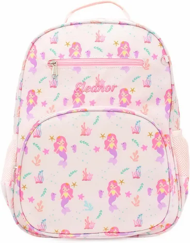 Vista 4 de DIBSIES Mochila personalizada de la colección Adventure, Sirena Vida Marina, Mochila