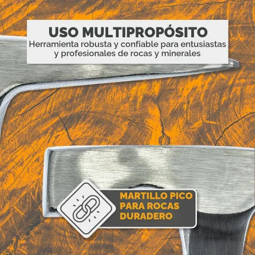 Vista 4 de SE 8399-RH-ROCK martillo para rocas de 11 pulgadas, 20 onzas.