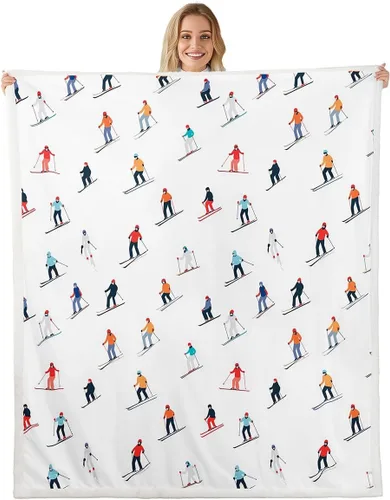 Vista 12 de Erosebridal Manta de forro polar para danza de ballet, manta para niñas y niños con diseño de traje de bailarina, manta de felpa con falda blanca