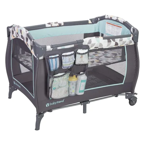 Vista 14 de Baby Trend Centro de guardería Deluxe II, Misty Grey