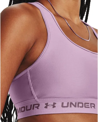 Vista 5 de Under Armour - Sujetador deportivo de medio impacto, con espalda cruzada, para mujer