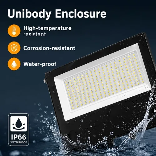 Vista 5 de Precio final Luz solar al aire libre, 154 LED 2835 Luz de calle solar con luz y sensor de movimiento, IP65 impermeable, control de luz, 8-12H tiempo