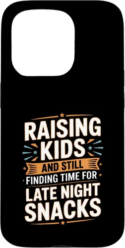 Vista 14 de Raising Kids and Still Finding Time for Late Night Snacks Case for iPhone 17