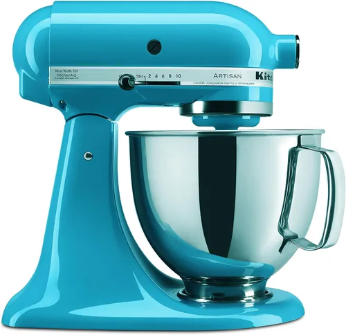 Vista 32 de KitchenAid KSM150PSCV Artisan Series Batidora de pie de 5 cuartos con escudo vertedor - Caviar