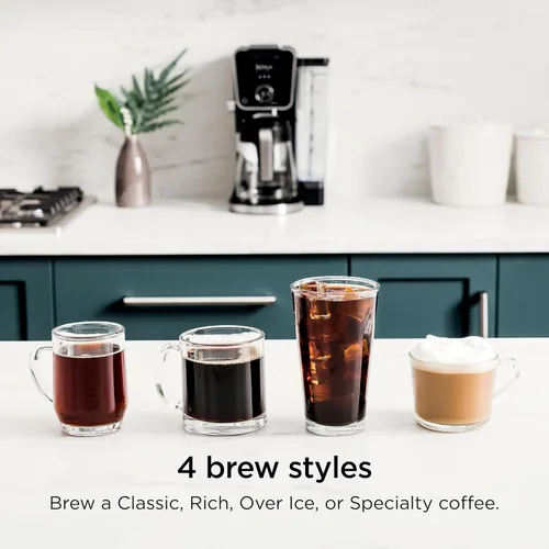 Vista 4 de Ninja Cafetera de goteo especial, DualBrew Pro, negro CFP307